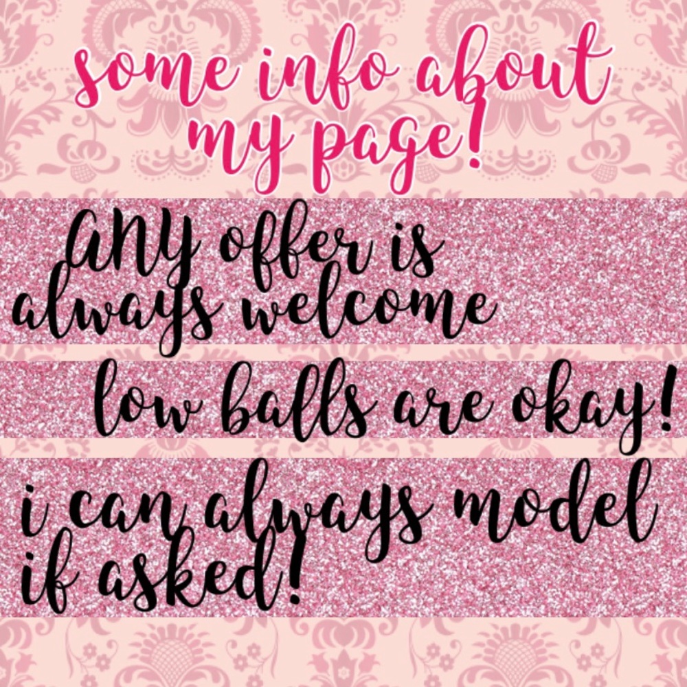 just some things to remember when shopping my page